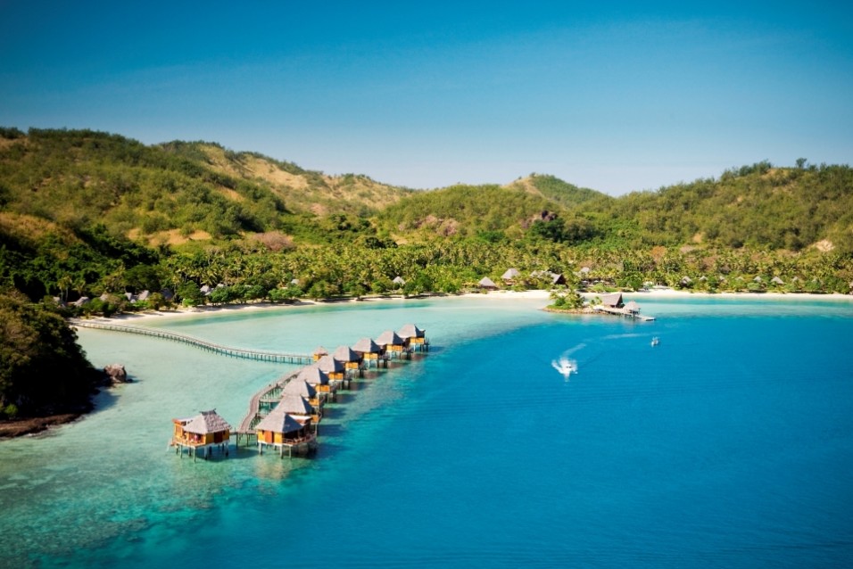 Likuliku - Arial View of Overwater Bure