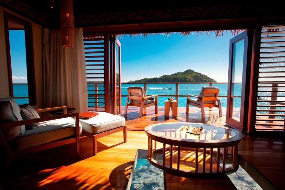 Likuliku - View From an Overwater Bure Bed