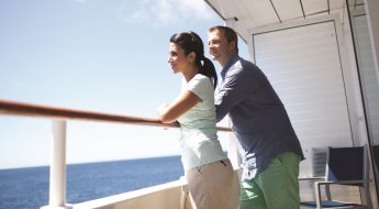 Celebrity Cruises Couple on Balcony