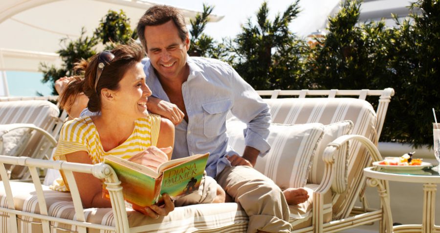 Princess Cruises Couple Relaxing on Deck