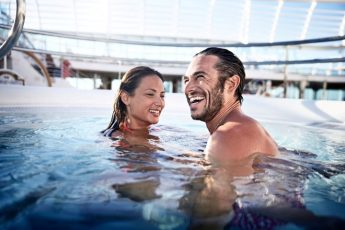 Princess pool couple