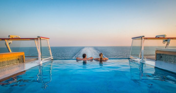 Viking Star people in pool