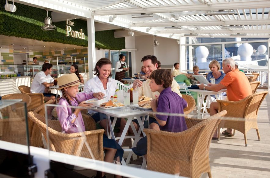 Celebrity Family Dining The Porch