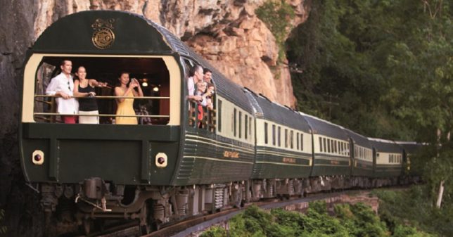 E & O Train Outside View