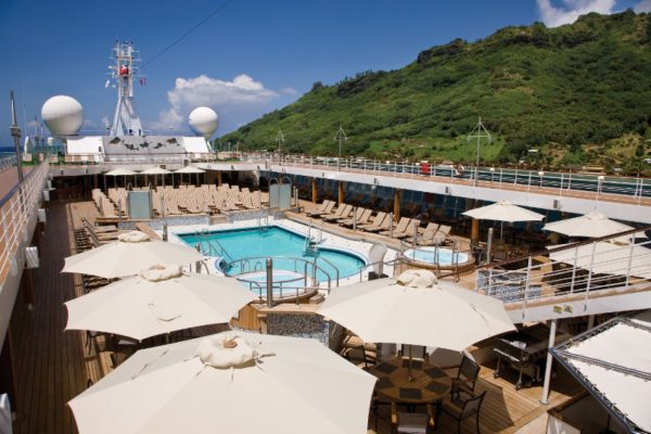 Pool Deck - Deck 11 MidshipSeven Seas Voyager - Regent Seven Seas Cruises